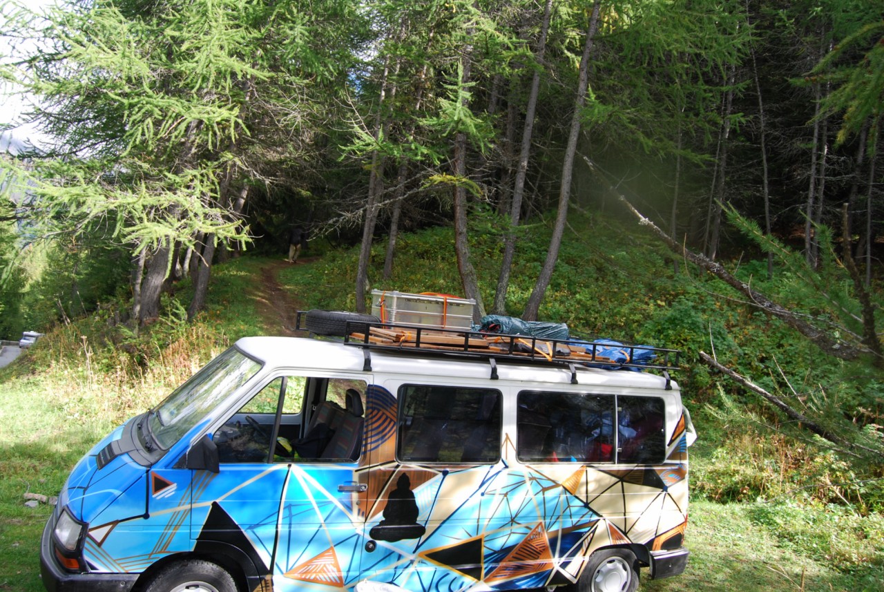 itinéraire road trip europe : van graphé