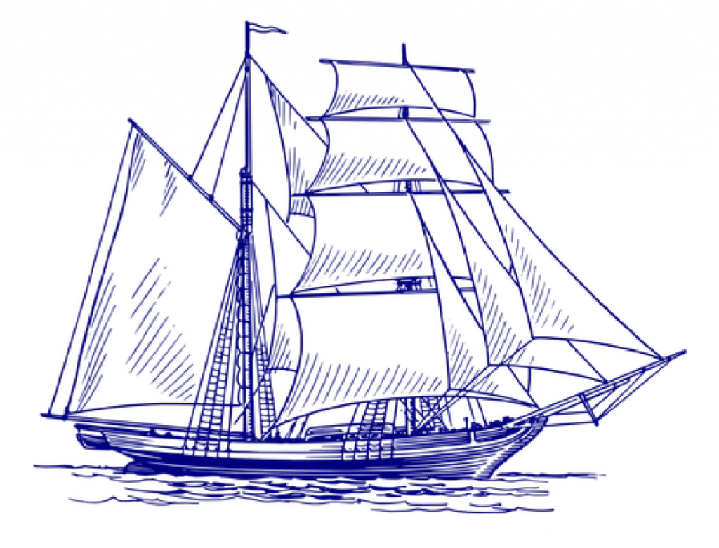 voyage histoire : dessin navire